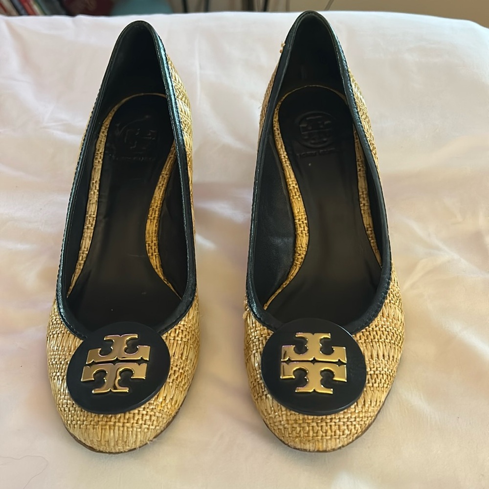 Tory Burch, size 10 wedge shoes